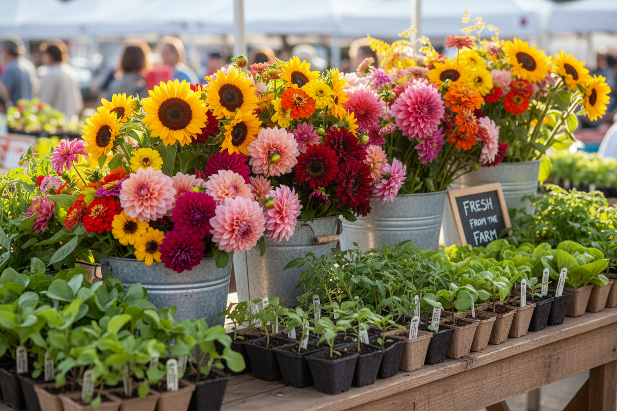 Flowers & Vegetable Plants