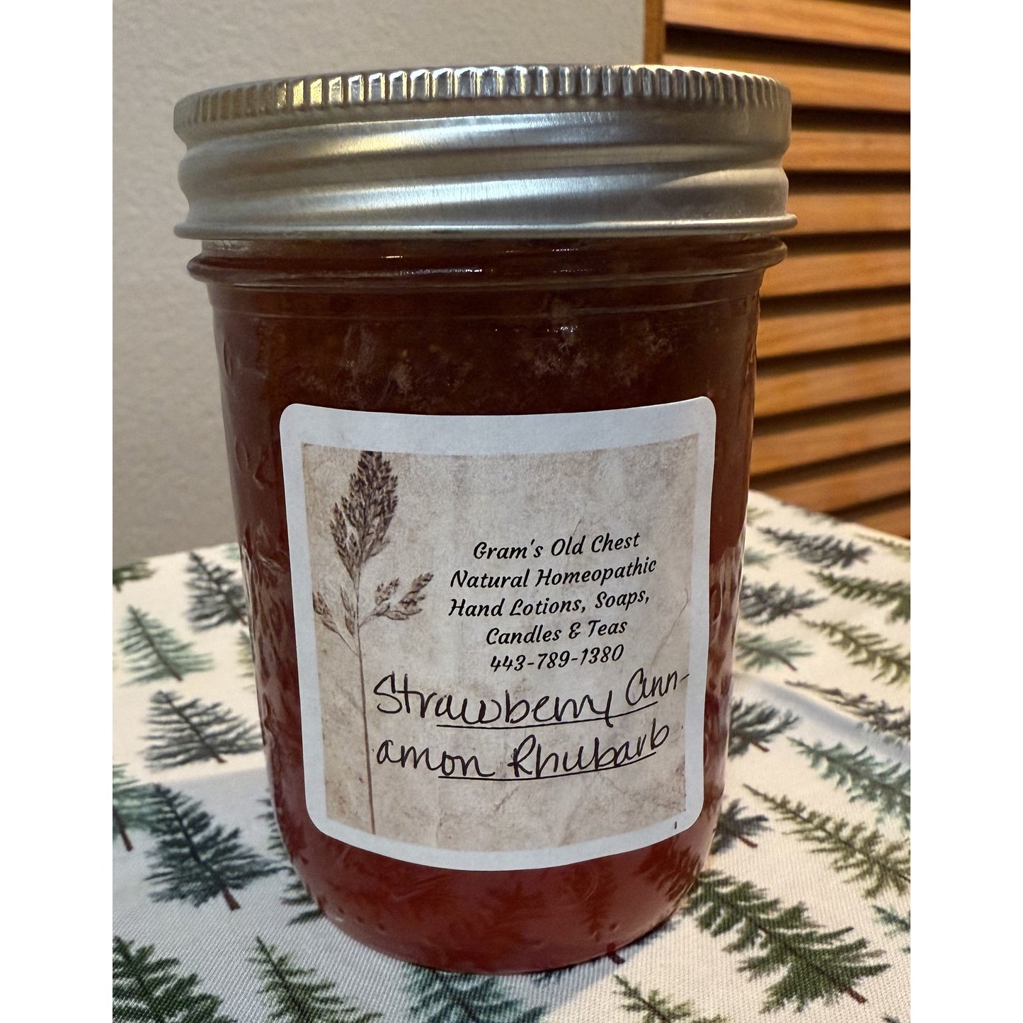 Strawberry Cinnamon Rhubarb Jelly