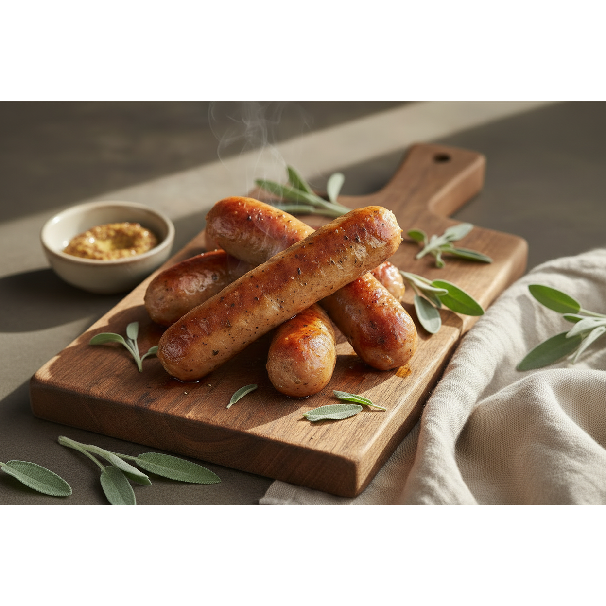 Pork Breakfast Link Sausages - Sage