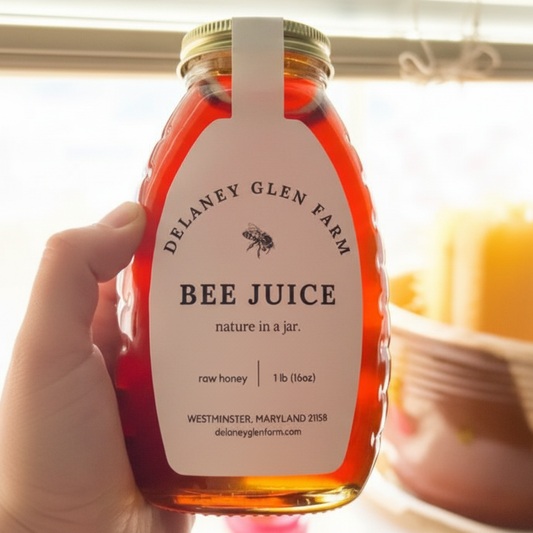 Brightened Bee Juice Honey Jar