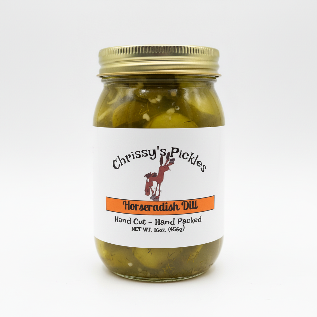 Chrissy's Pickles Horseradish Dill