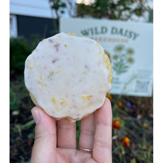 Lemon Lavender Sourdough Sugar Cookies