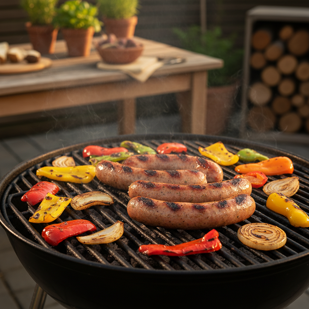 Pork Griller Sausages (brat style) - Pepper + Onion
